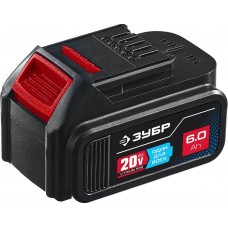 Аккумуляторная батарея 20 В 6.0 А·ч T7 ЗУБР ST7-20-6
