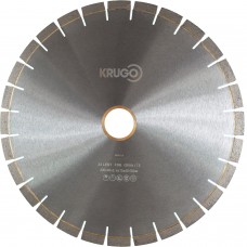 Диск алмазный сегментный по граниту, бесшумный 400 x 40 x 3,6 x 60 x 15mm KRUGO (BSG16A)