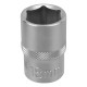 Головка торцевая, 18 мм, шестигранная, CrV, под квадрат 1/2 Stels