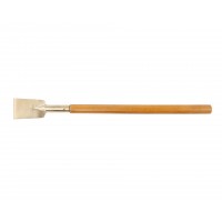 Шабер лопатка 100х720 мм рукоятка деревянная искробезопасный AlCu 212-1006, HORTZ