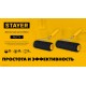 Ролик для шпатлевки 80 мм, 180 мм, 8 мм ручка PUTTY PROFESSIONAL STAYER 02642-18