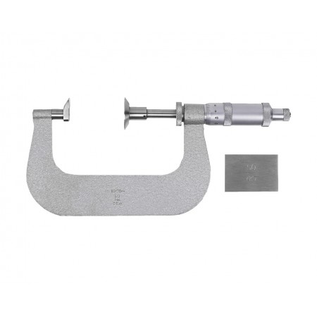 Микрометр зубомерный МЗ- 75 0,01 с усеченной пяткой кл.т.2 КировИнструмент