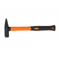 Молоток слесарный 0.4 (кг) квадратный боек с фиберглассовой обрезиненной рукояткой HORTZ