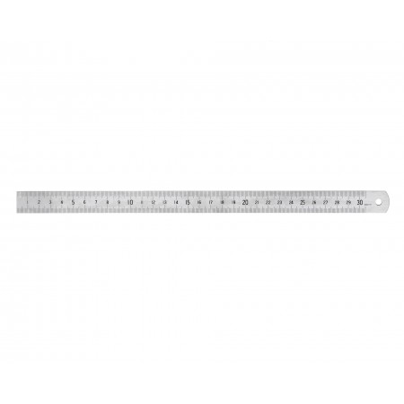 Линейка измерительная 300мм металлическая с поверкой СТИЗ