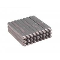 Клейма ударные буквенные № 2 латиница стальные набор 27 предметов размер 60 мм SITOMO