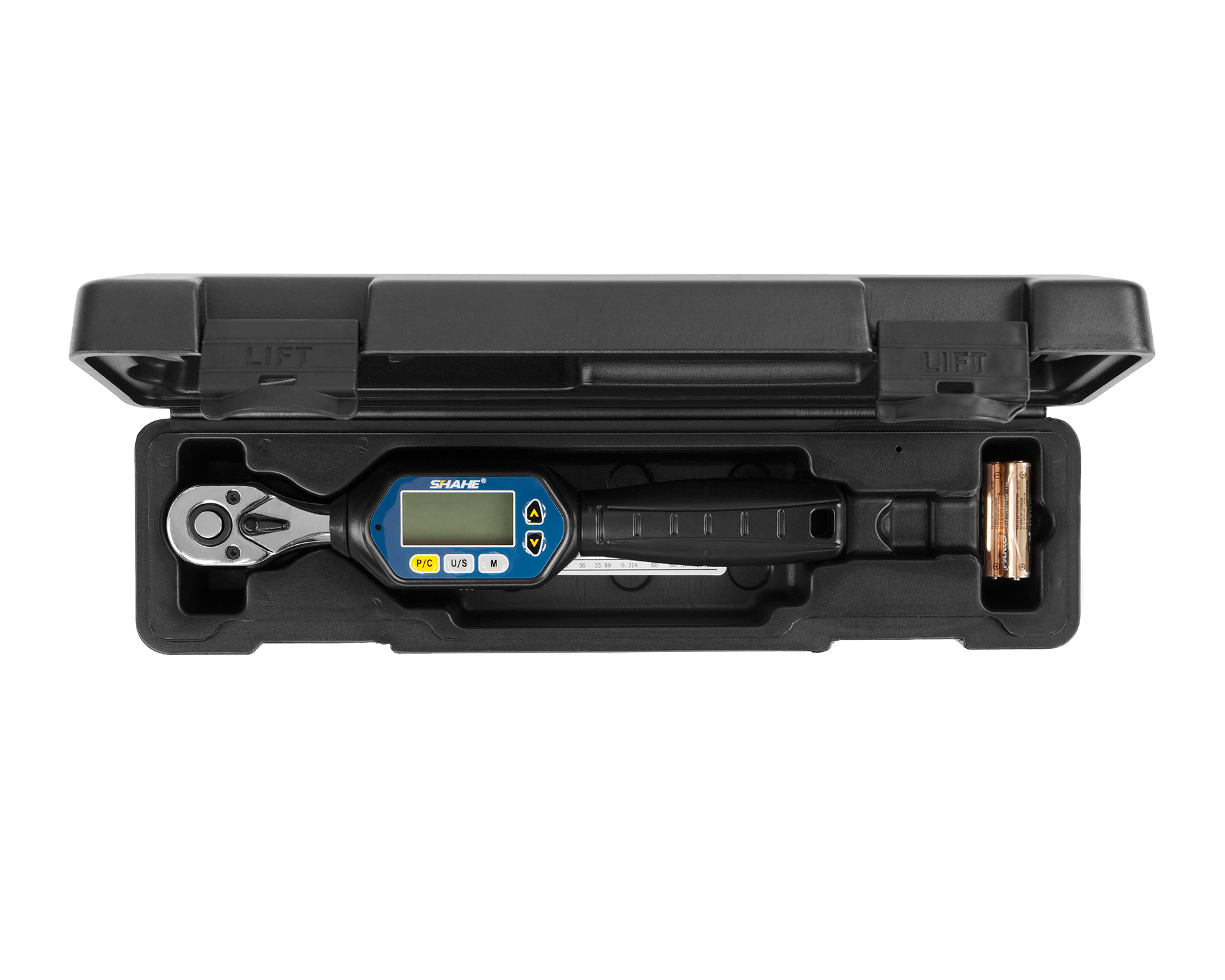 Ключ динамометрический электронный мини 3/8 2-60N AWM-60 SHAHE