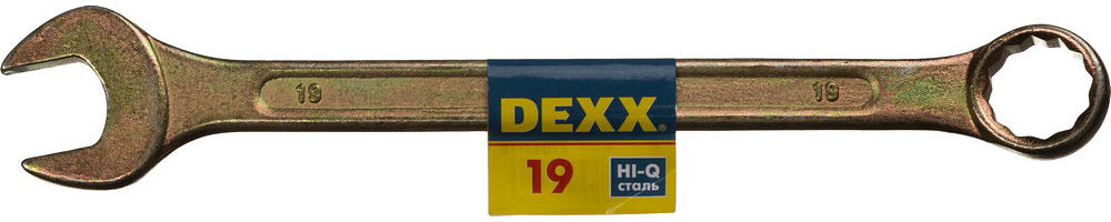 Комбинированный гаечный ключ 19 мм DEXX 27017-19