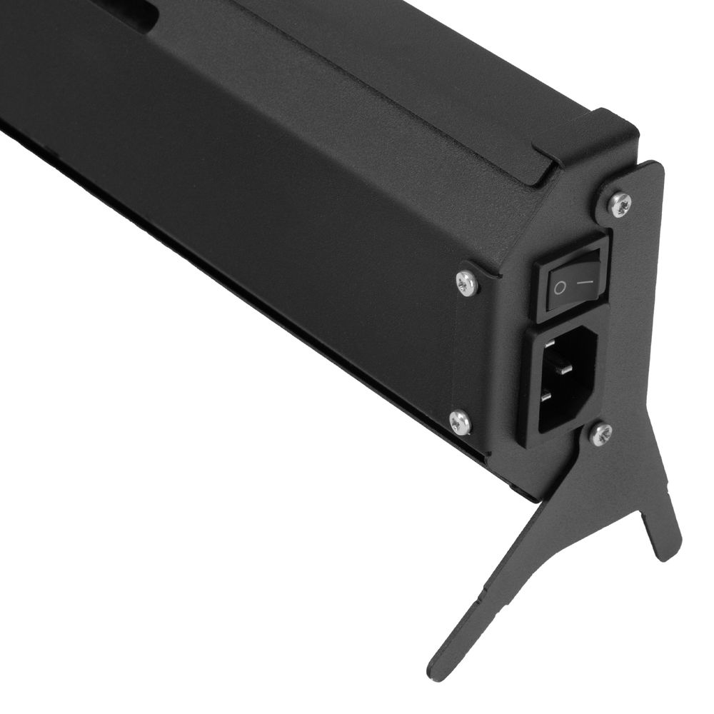 Конвектор электрический плинтусный ATRIC-300, 230 В, 300 Вт, ТЭН, черный Denzel (98135)