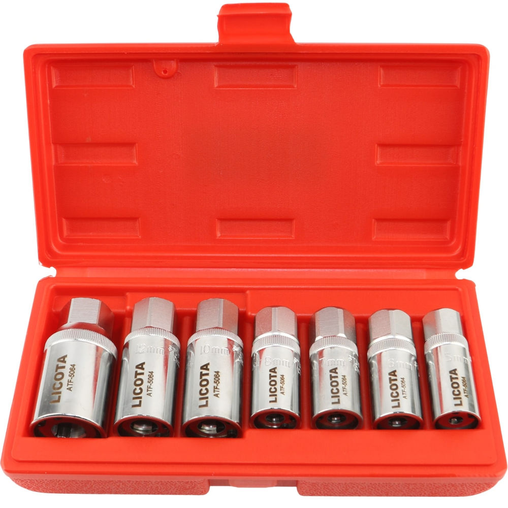 Набор шпильковертов 5-14 мм, 7 пр, Licota, ATF-5064