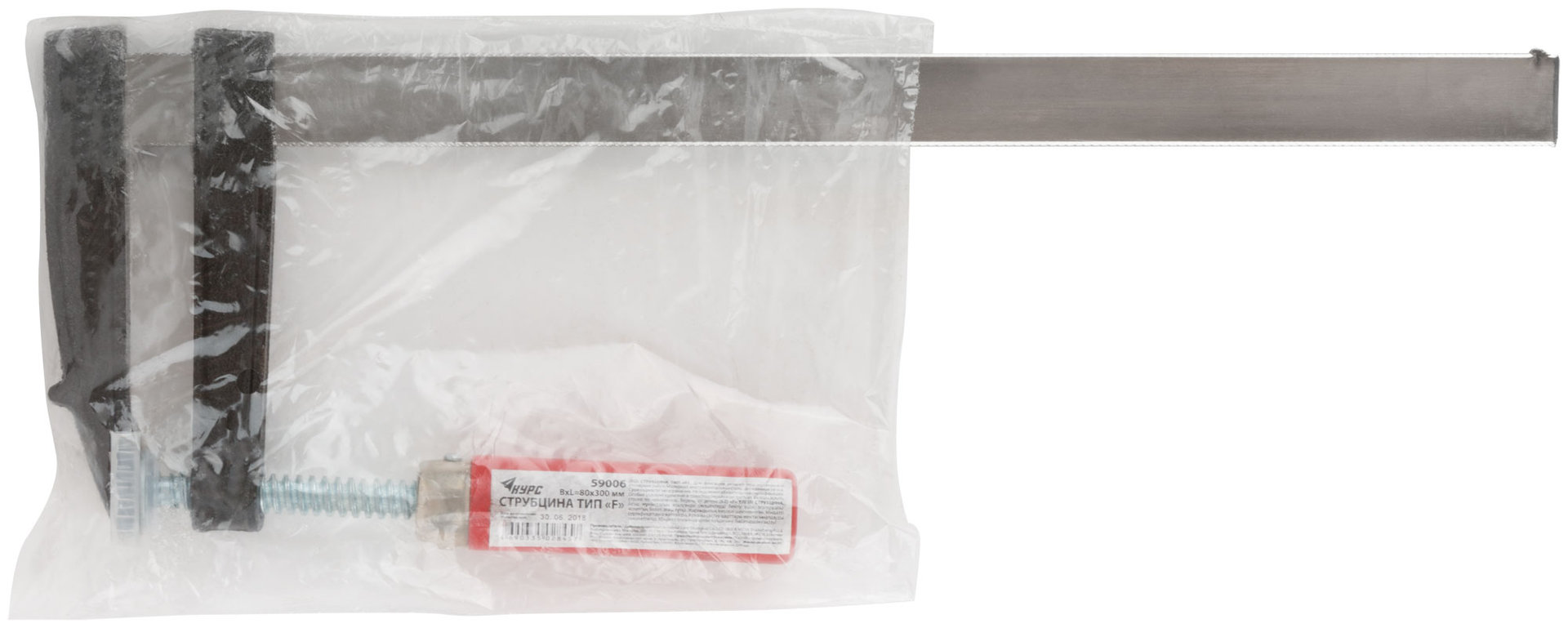 Струбцина столярная тип F 80x300 мм (59006)