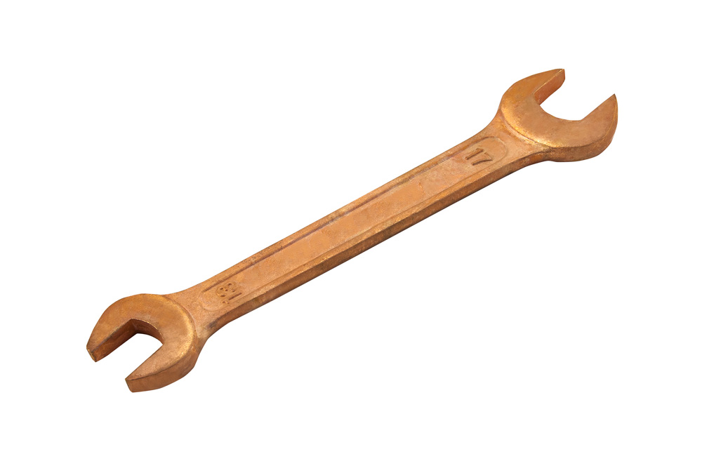 Ключ гаечный рожковый двусторонний 6х7 мм омеднение (7811-0454)