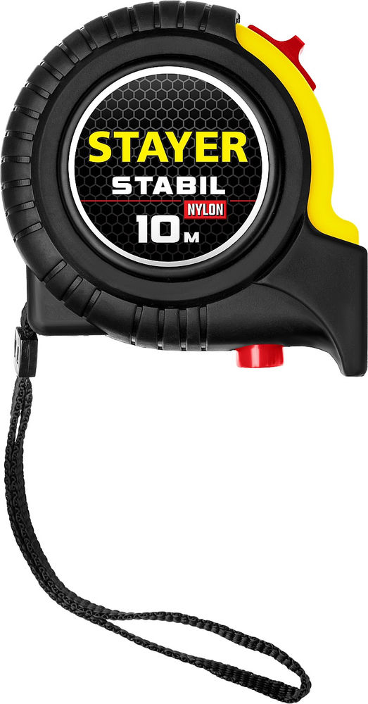 Рулетка 10 м х 25 мм Stabil Professional STAYER 34131-10