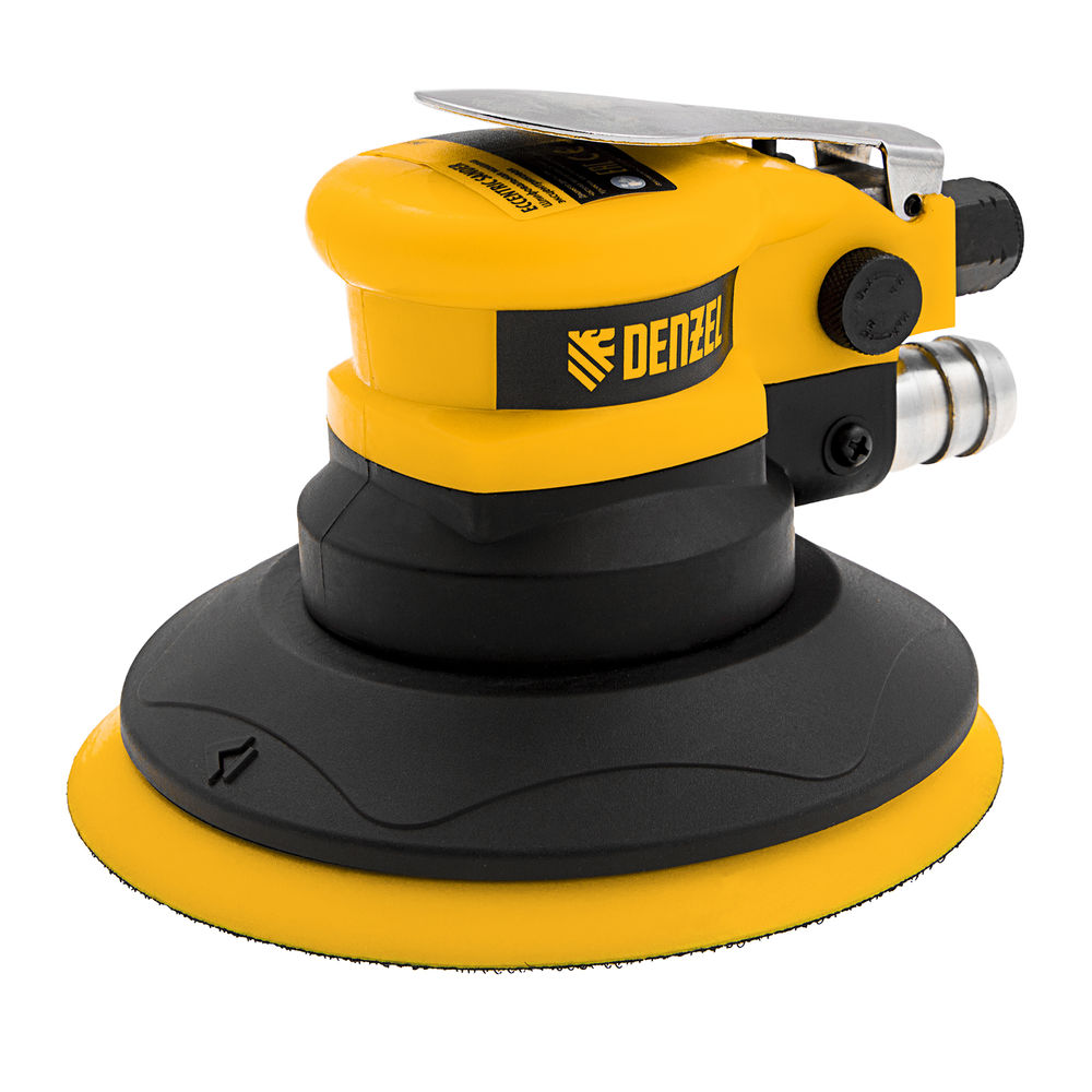 Эксцентриковая шлифовальная машина EPG150, 150 мм, 10000 об/мин, 5 мм, 160 л/мин Denzel (57476)
