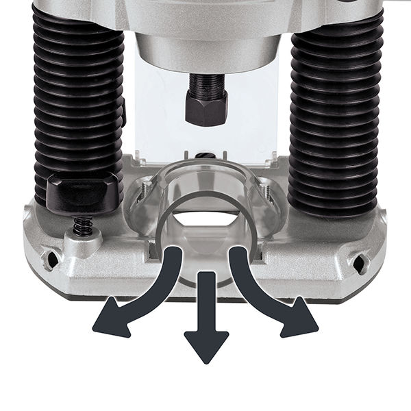Фрезер Einhell TC-RO 1155 E, 1100Вт,11-30тыс.об/мин,ход 55мм,6+8мм (4350470)