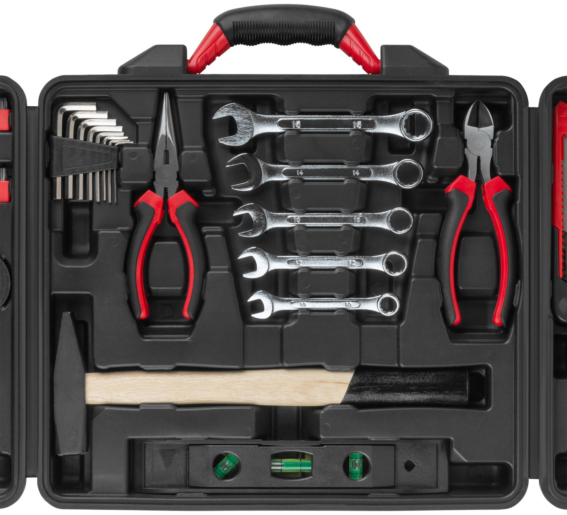 Набор инструмента 140 шт., пластиковый чемодан