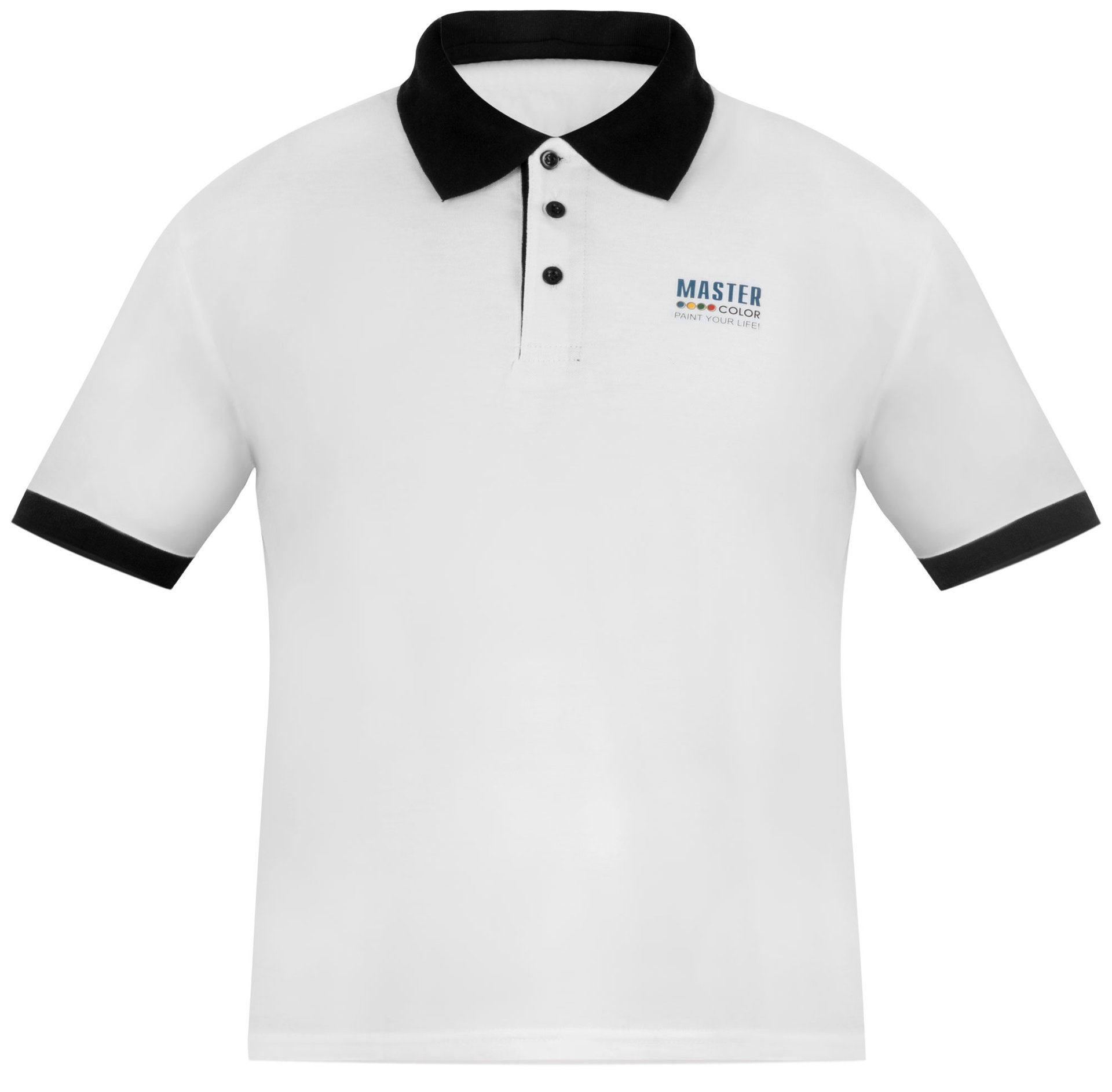Поло Master Color, цвет белый, размер M (30-8021)