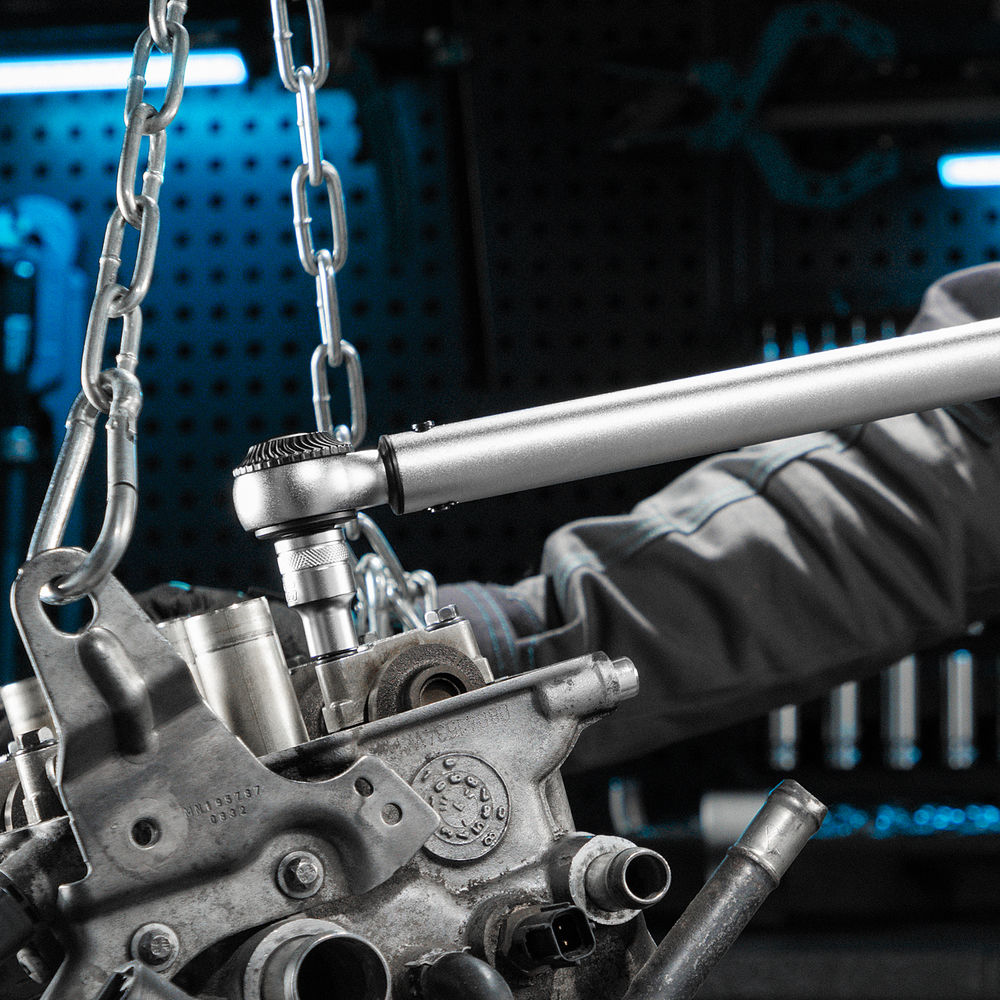 Ключ динамометрический, 20-200 Нм, 1/2, CrV Gross