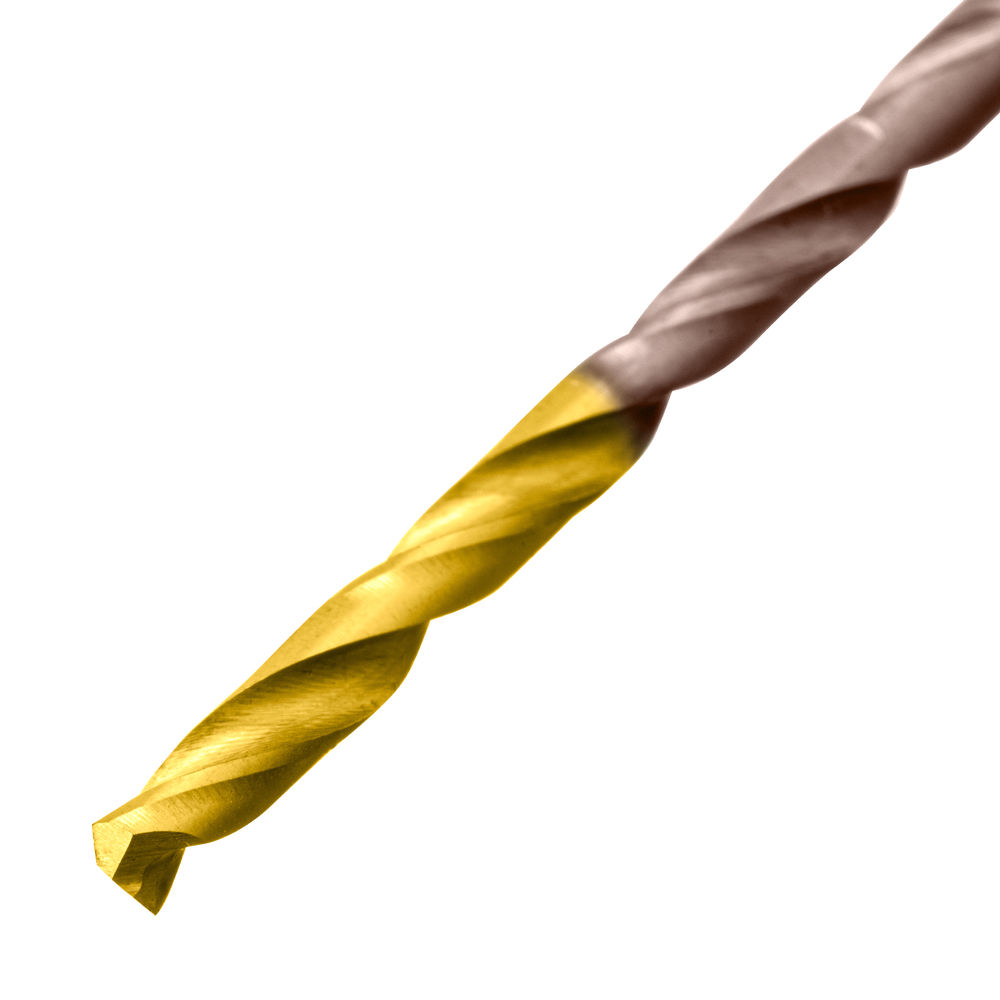 Набор сверл по металлу, 1-13 мм, Р6М5К8-TiN, Golden Tip, 25 шт Denzel (723010)