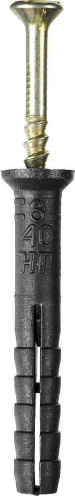 Дюбель-гвоздь 6 х 40 мм, потайной бортик, 125 шт STAYER 30645-06-040