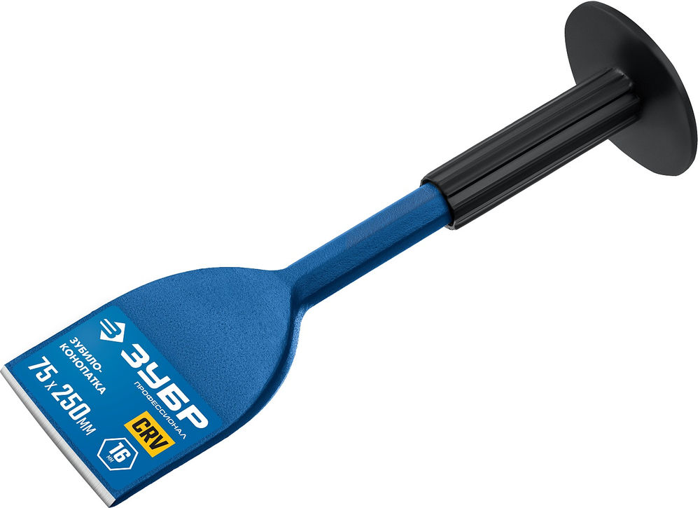Зубило-конопатка с протектором 75 х 250 мм ЗУБР Профессионал 2123-75