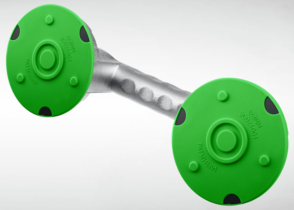 Подъемник двойной алюминиевый на присоске 80 кг Профессионал ЗУБР 33723-2