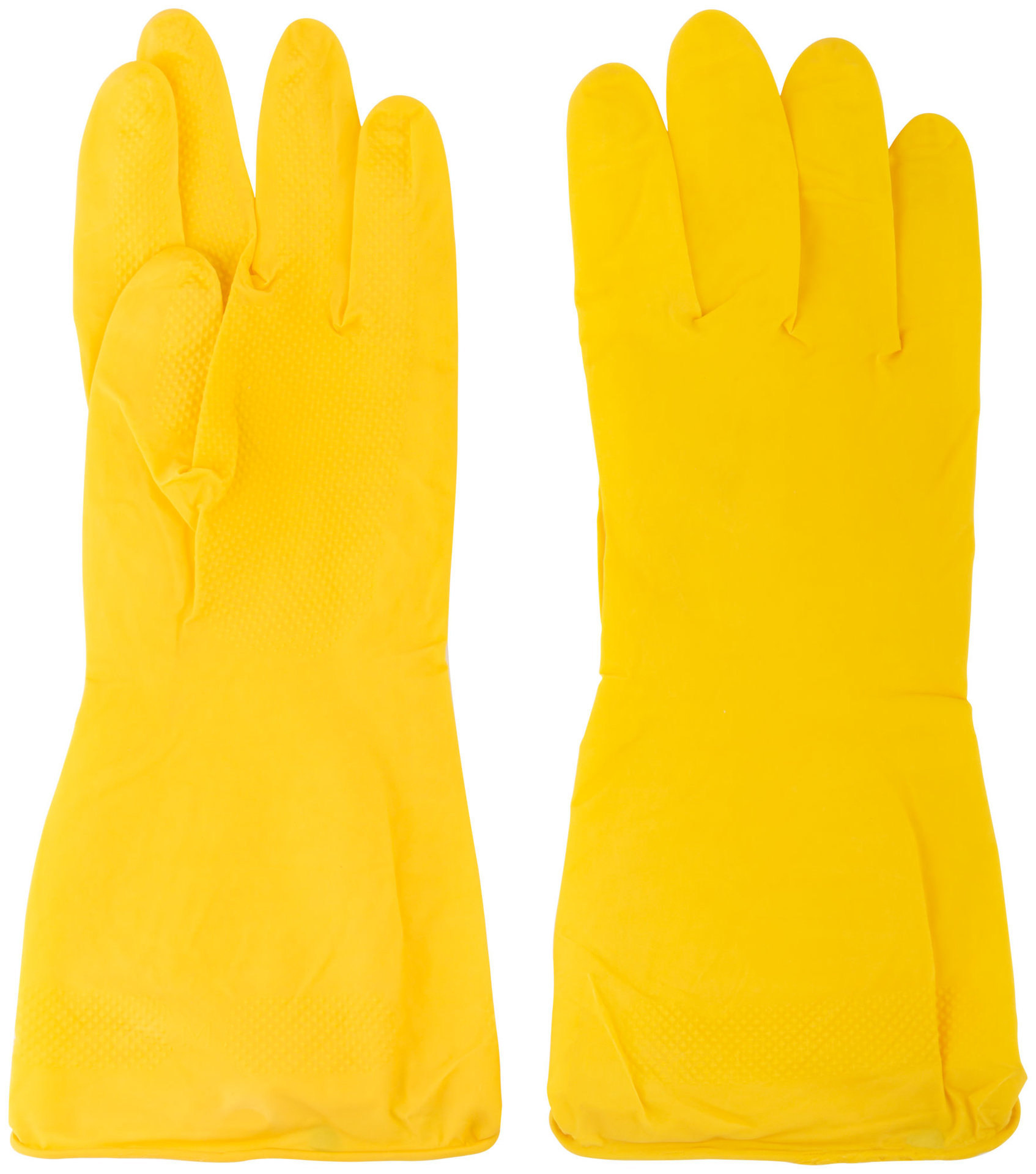Перчатки хозяйственные латексные, внутреннее напыление, размер M (12400)