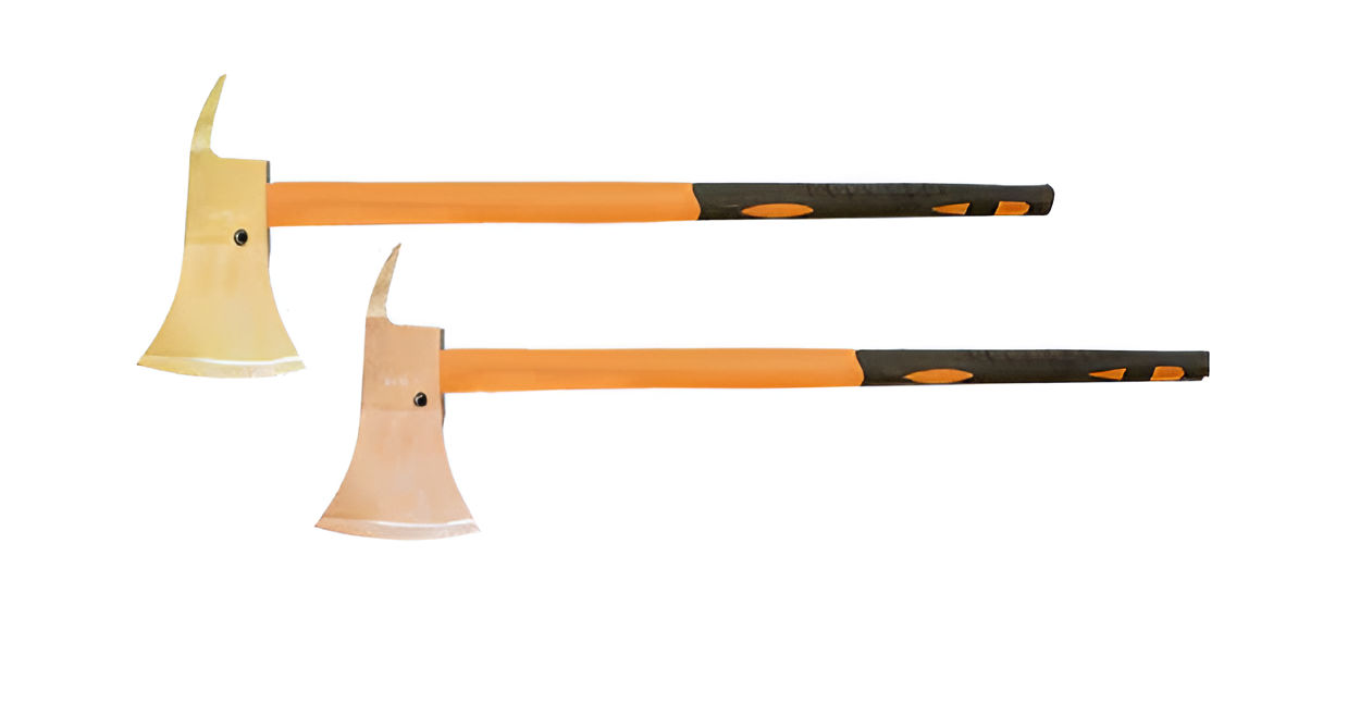 Топор пожарный с удлиненной рукояткой BeCu рукоятка фиберглас искробезопасная 196A-1002, HORTZ