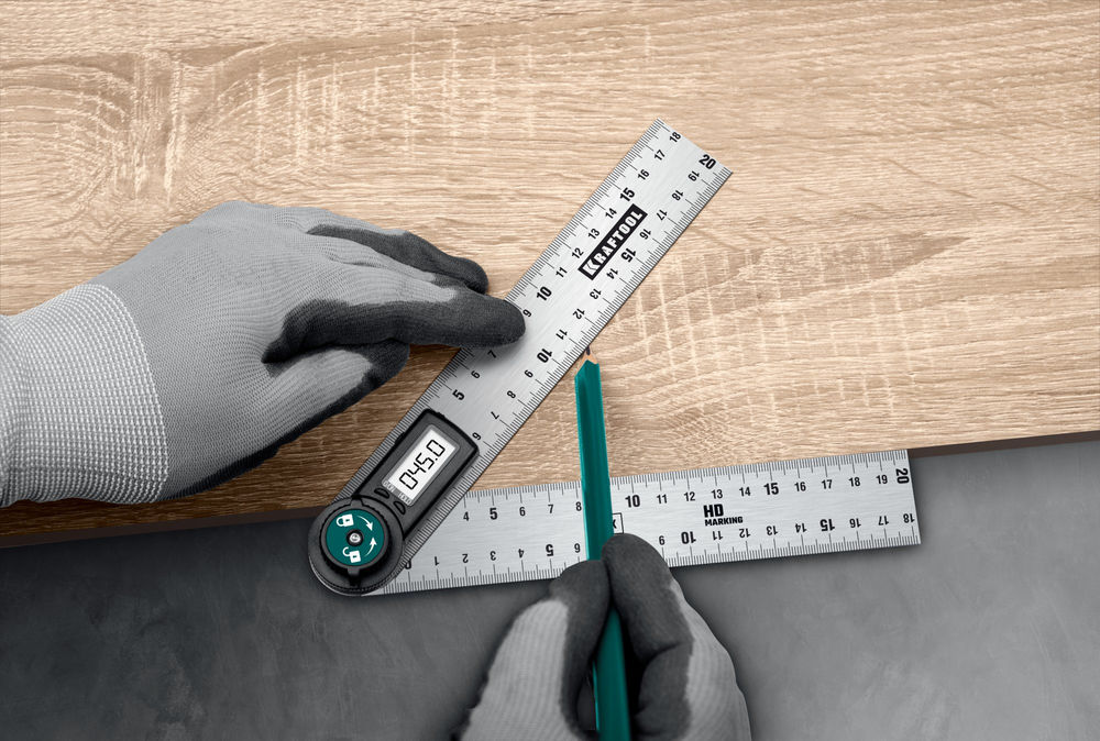 Транспортир-угломер электронный 200 мм DPM-20 KRAFTOOL 34682