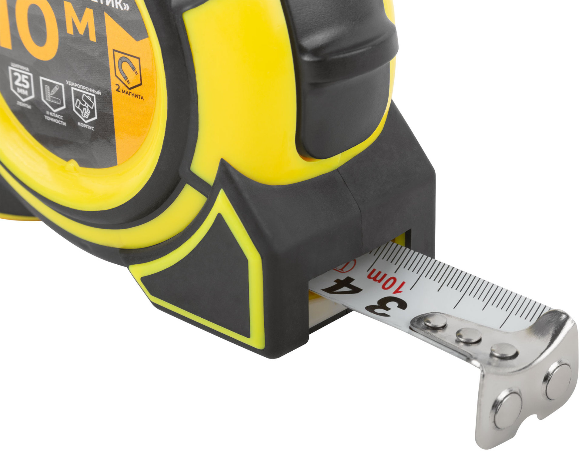 Рулетка Магнетик 10 м x 25 мм