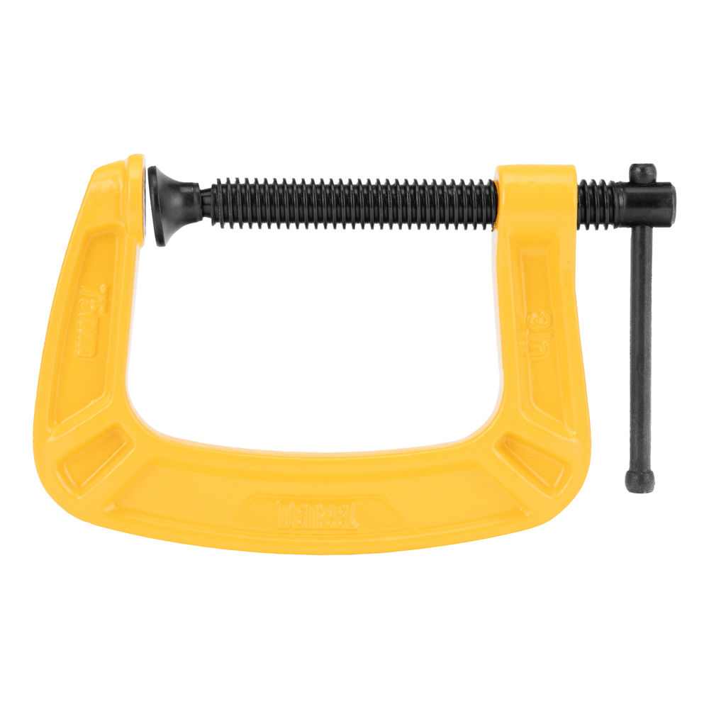 Струбцина G-образная, усиленная, 75 мм Denzel (20642)