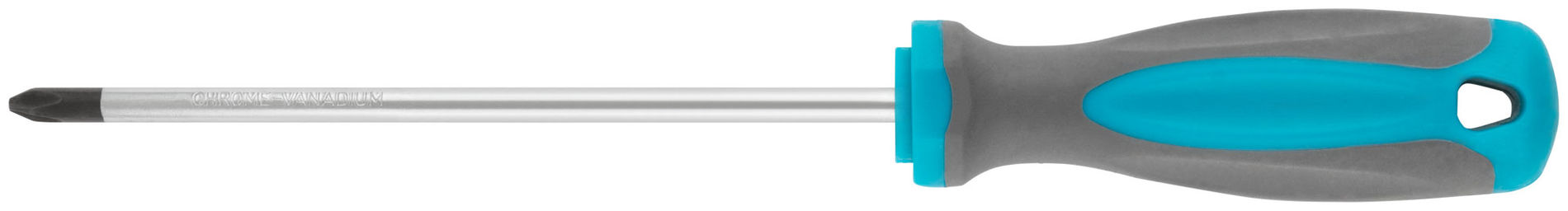 Отвертка, CrV сталь, прорезиненная ручка PH2 x 150 мм (53705М)