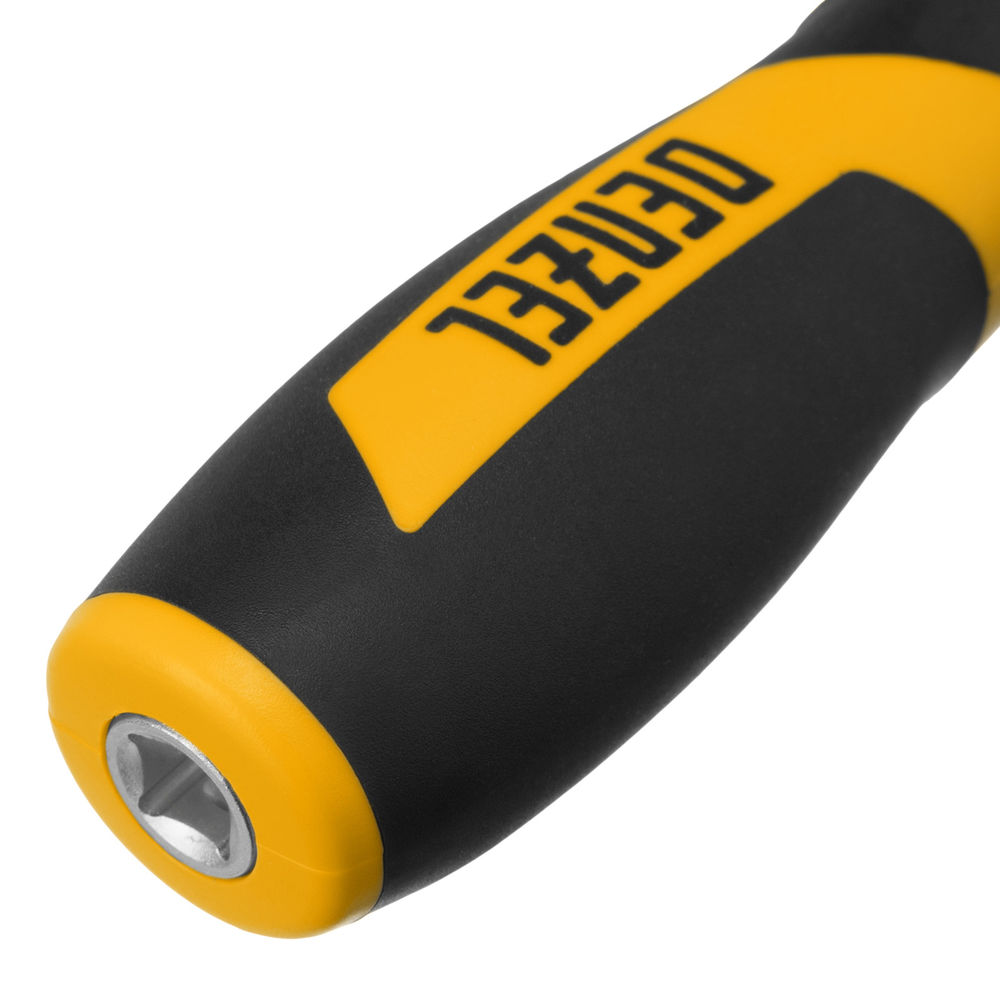 Набор инструментов, 1/2, 1/4, CrV, S2, пластиковый кейс, 64 предмета Denzel