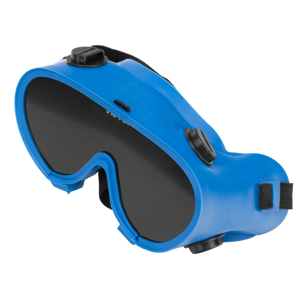 Очки защитные газосварщика закрытого типа, с непрямой вентиляцией, поликарбонат Сибртех (89149)