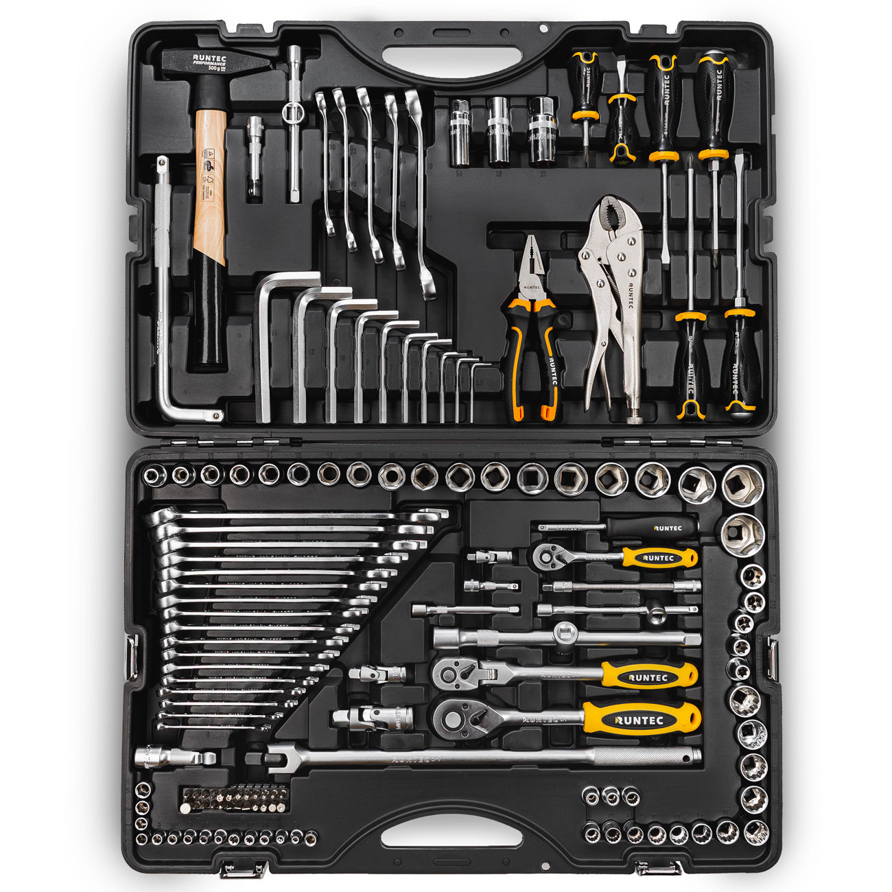 RUNTEC RT-HT142 Набор ручных инструментов RUNTEC Performance 142 предмета 1/2, 3/8, 1/4 (RT-HT142)