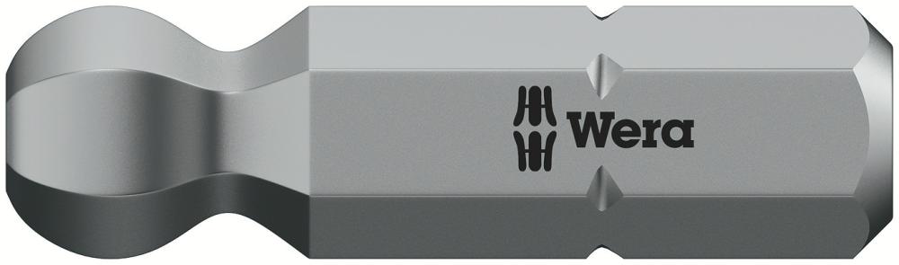 Бита с внешним шестигранником 5 x 25 мм с шаром 1/4 C6.3 Hex серия 842/1 Z Wera WE-056356