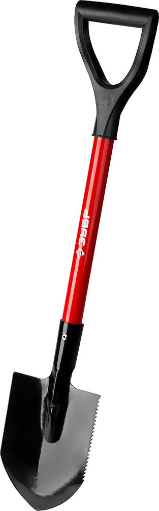 Автомобильная лопата 210 х 155 х 840 мм полотно 1.5 мм закалено стальной черенок с рукояткой ЗУБР МАСТЕР 39258