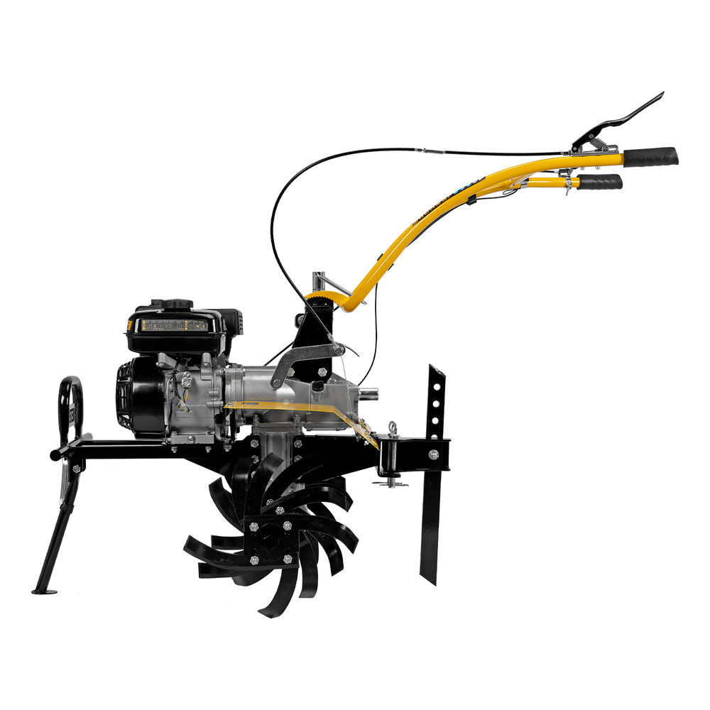 Мотоблок DPT-370X, 7 л.с, дисковое сцепление, ширина 90 см, глубина 35 см, фрез 3 х 4, ВОМ, передачи 3В/1Н Denzel (56406)