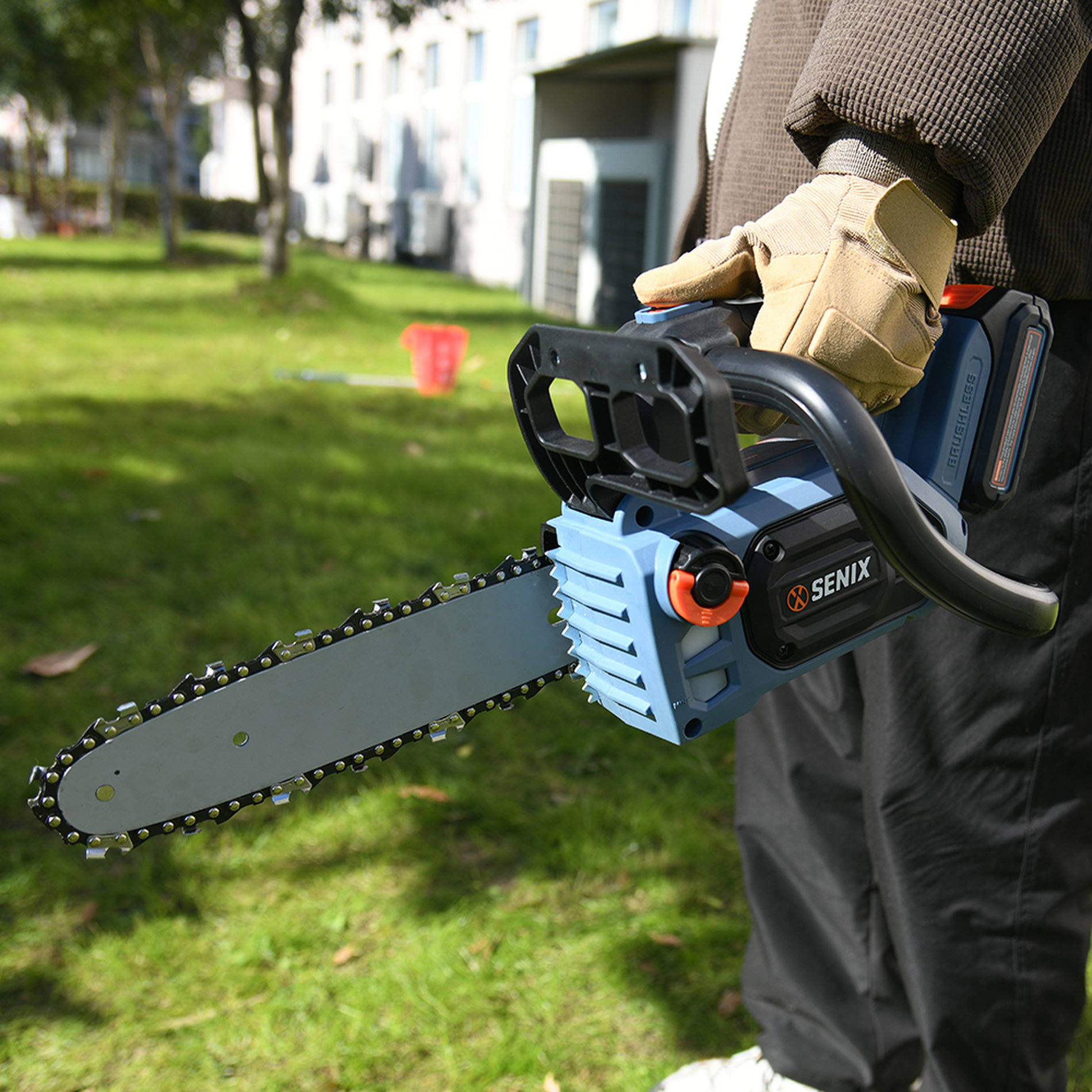 Пила цепная аккумуляторная, серия X2, 20В, 25,5 см (10)