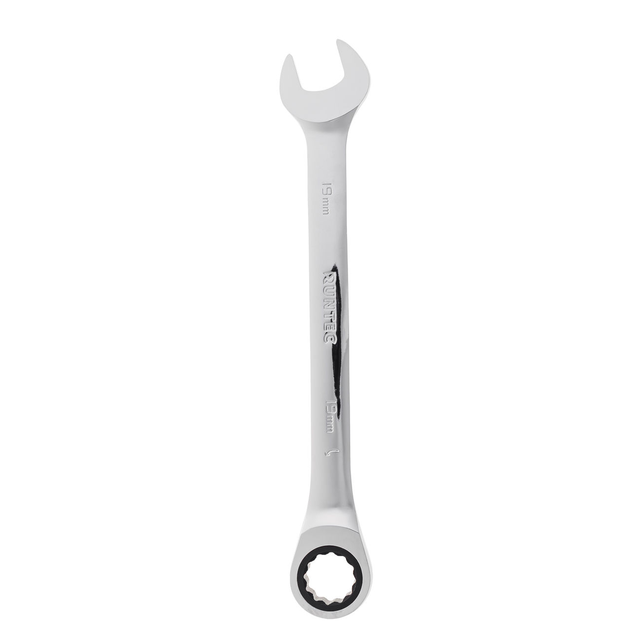 RUNTEC RT-WR19T90 Ключ комбинированный трещоточный RUNTEC CrV, 90 зубцов, 19 мм (RT-WR19T90)