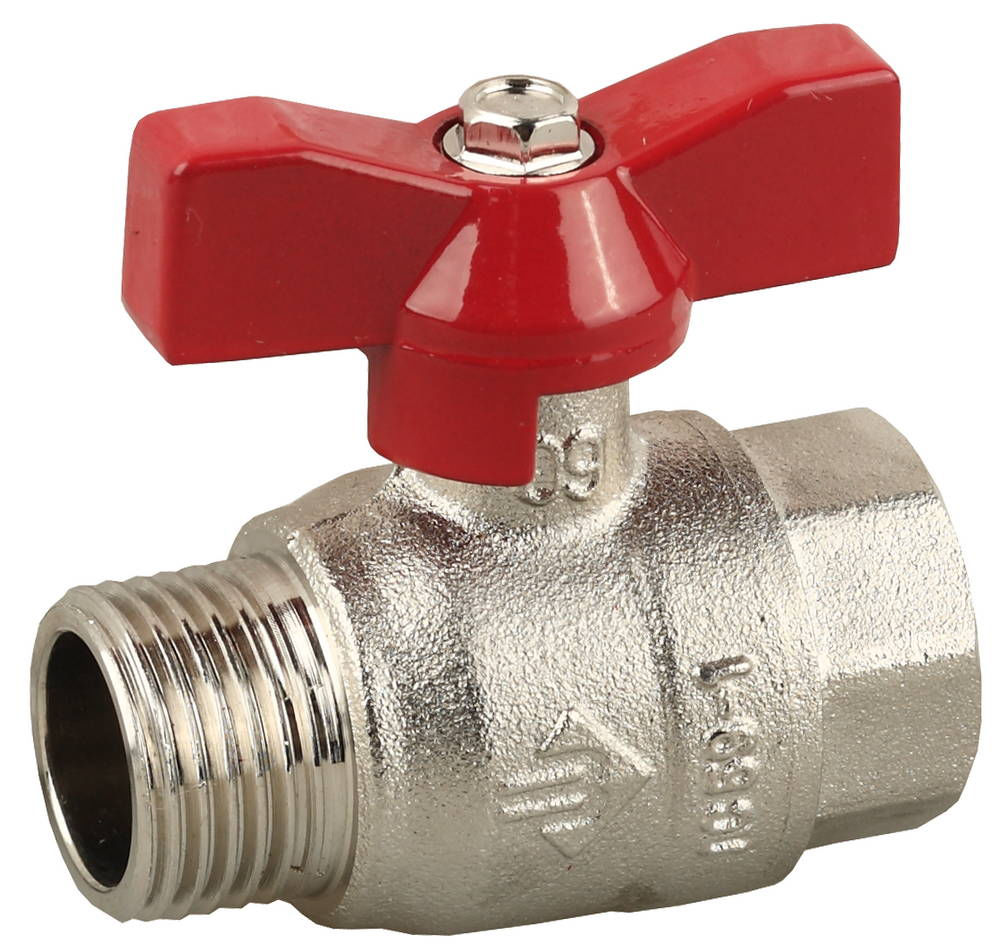 Шаровой кран d 1, «мама-папа» ЗУБР 51354-N-1