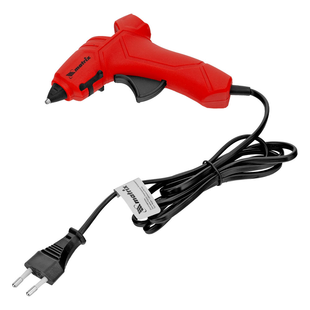 Клеевой пистолет, 7 мм, 15 (60) Вт, 8 г/мин Matrix (93003)