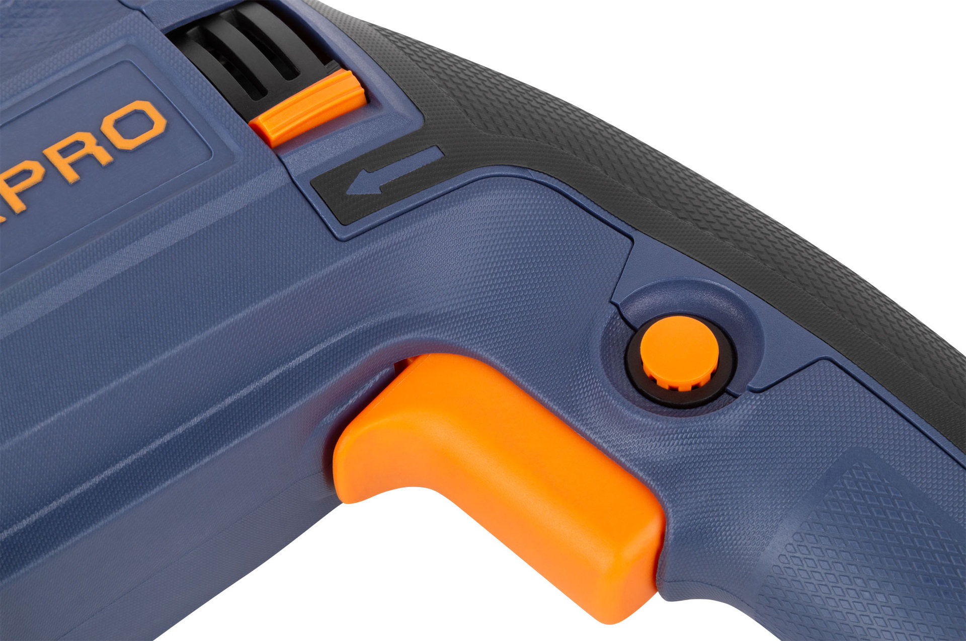 Перфоратор монтажный 800 Вт; 0-1100 об/мин; 2,8 Дж; 3 режима; Д/Б/М-30/26/13; 3,4 кг; SDS-PLUS; антивибрационная ручка; резиновые вставки MAX-PRO 85084