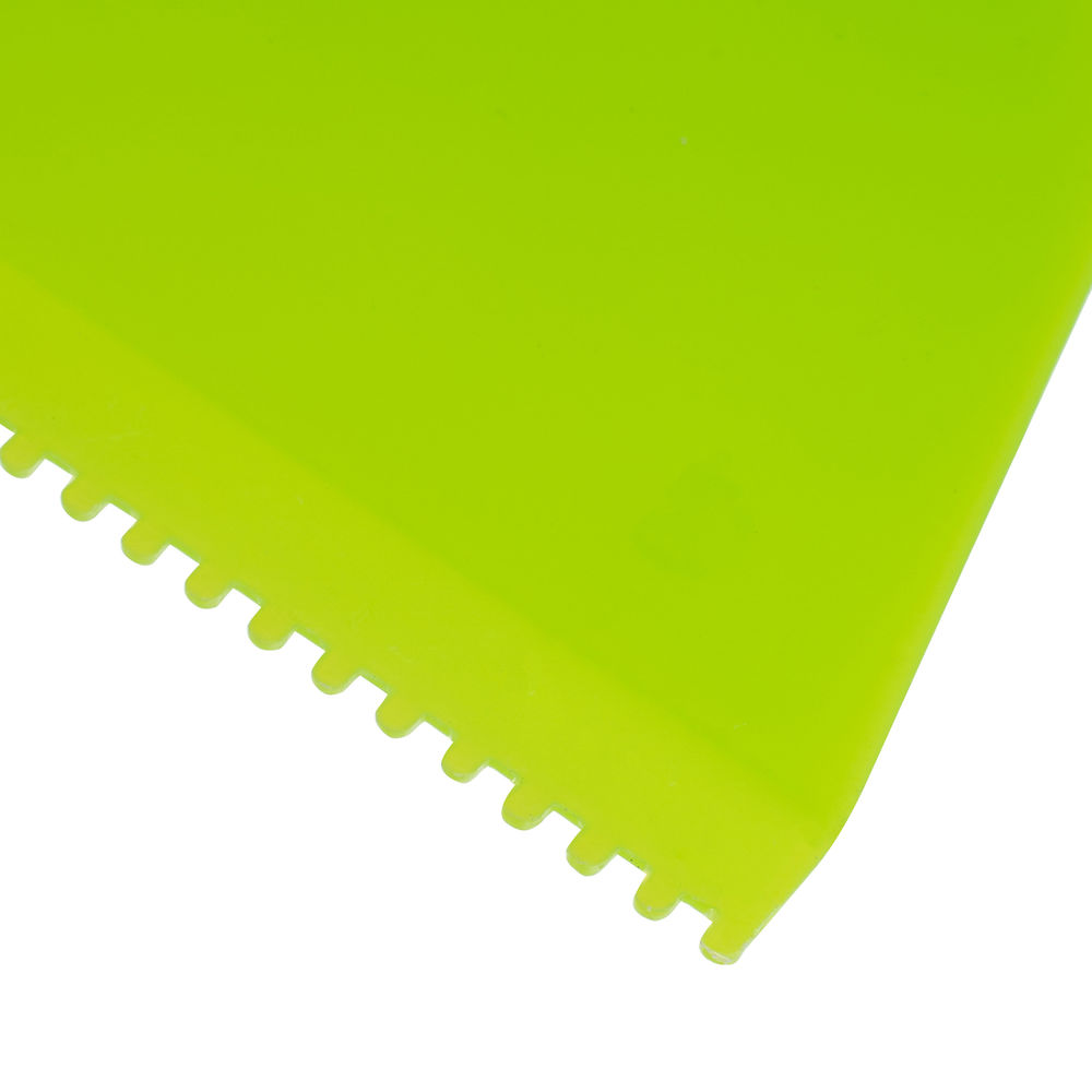 Шпатель для клея, пластмассовый, зубчатый 2 х 2 мм Сибртех (86013)