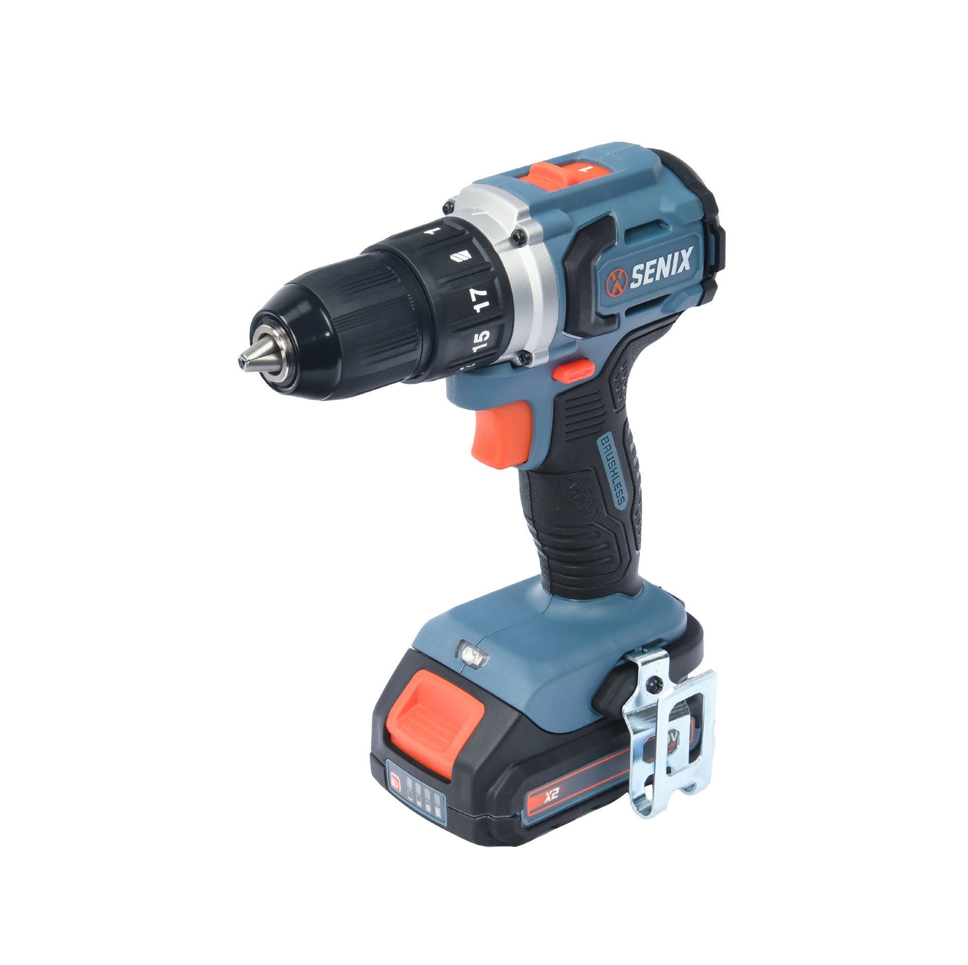 Дрель-шуруповерт, 60 Нм, 1х4Ач, ЗУ, кейс X2 20В