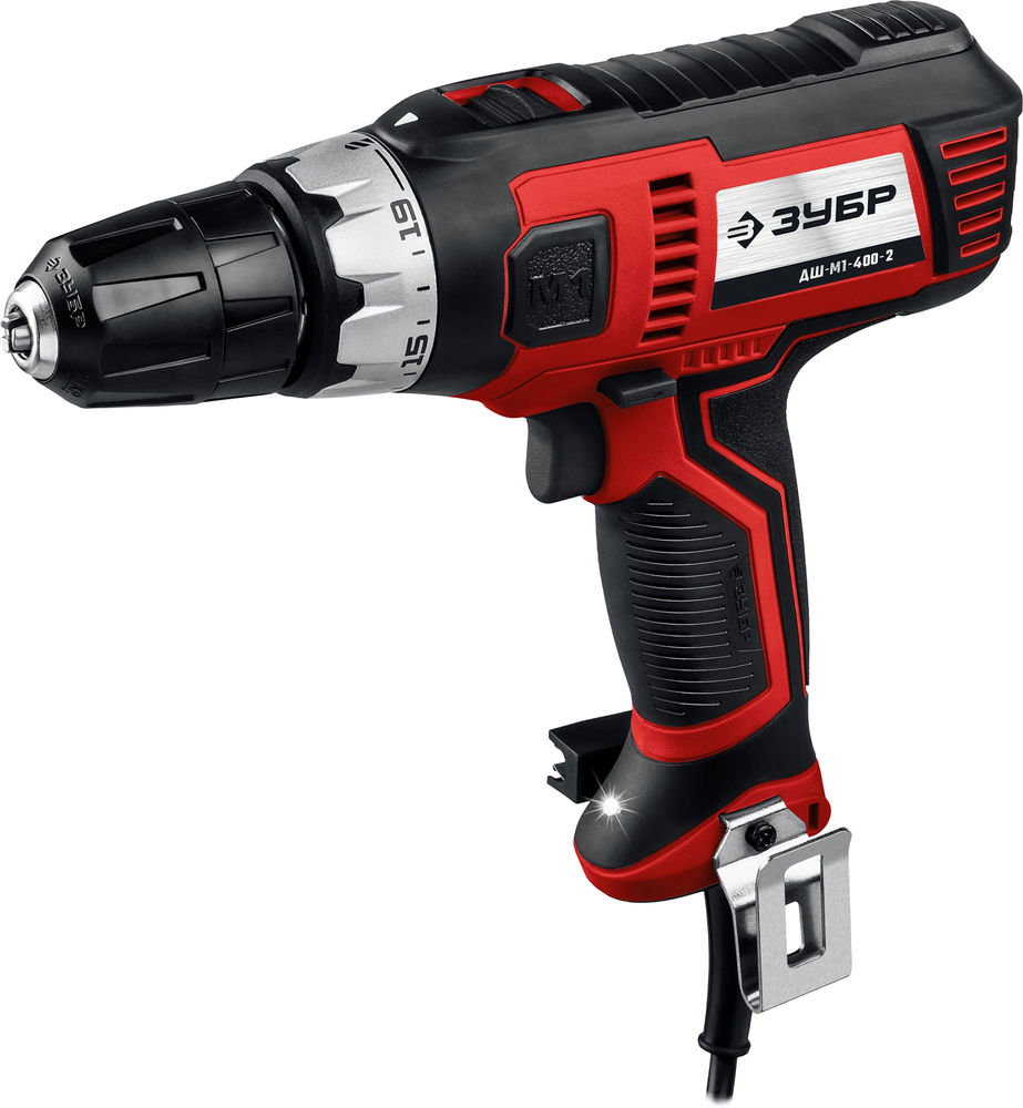 Дрель-шуруповерт сетевая 400 Вт 40 Н·м ЗУБР ДШ-М1-400-2