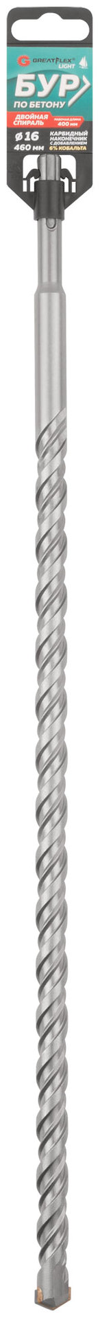 Бур по бетону, SDS-Plus, GreatFlex Light, 16x460 мм (56-16460)