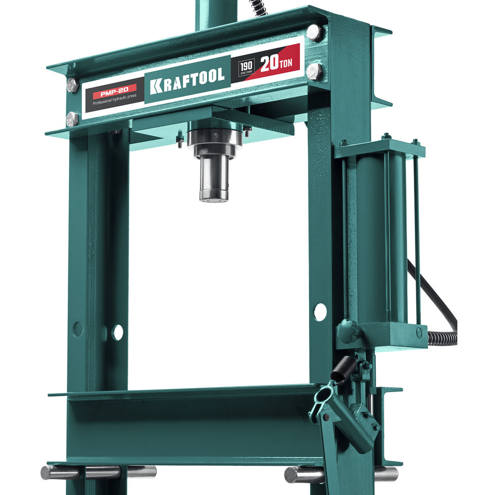 Гидравлический пресс с гидронасосом и манометром PMP-20, 20 т KRAFTOOL 43472-20