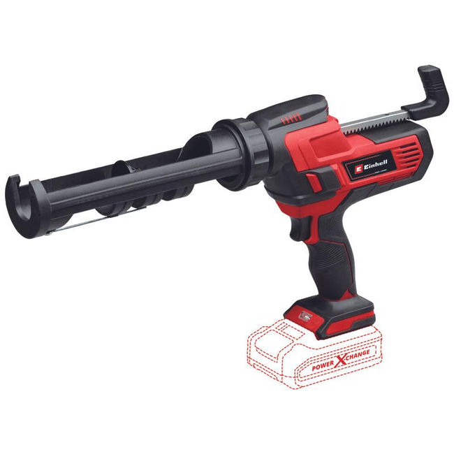 Пистолет для герметика Einhell PXC TE-SG 18/10 Li, 18В,2000Н,тубы 310мм,0.4-10мм/с,без АКК и ЗУ (4522250)