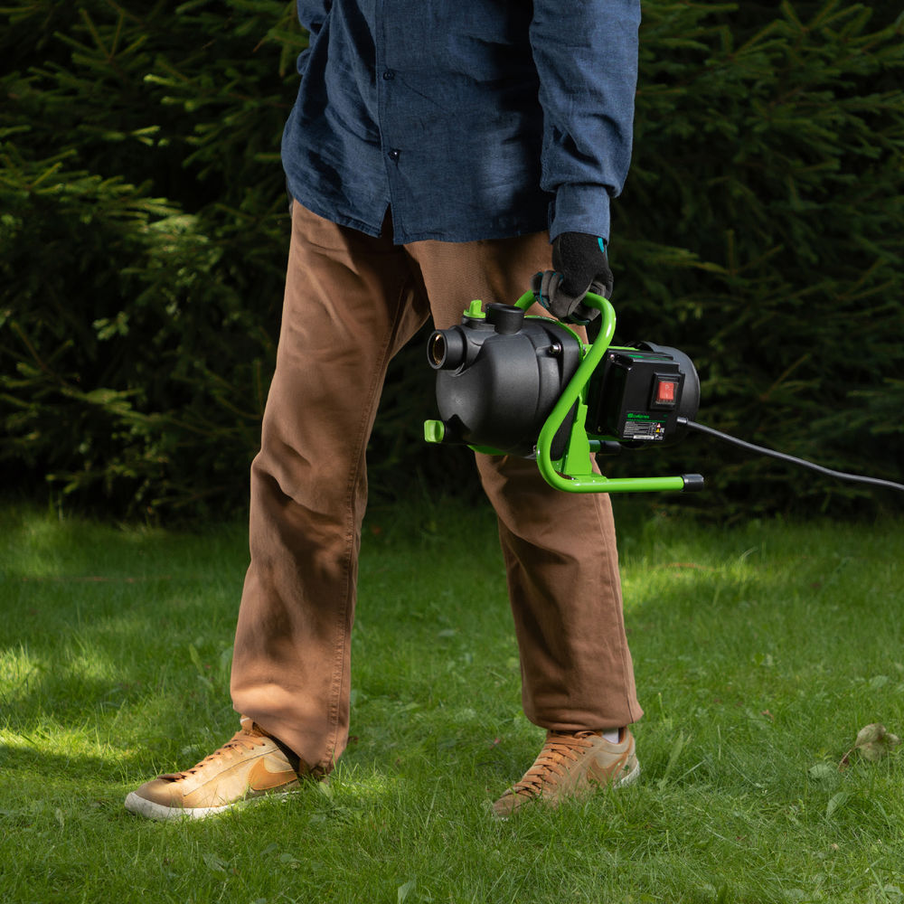 Садовый поверхностный насос СПН850-П, 850 Вт, напор 42 м, 3500 л/ч, пластик Сибртех (97245)