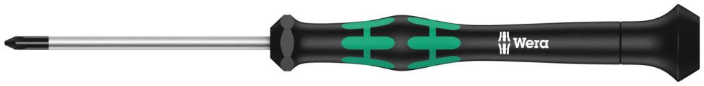 Отвёртка крестовая прецизионная PZ 0 x 60 мм Kraftform Micro серия 2055 PZ Wera WE-118030